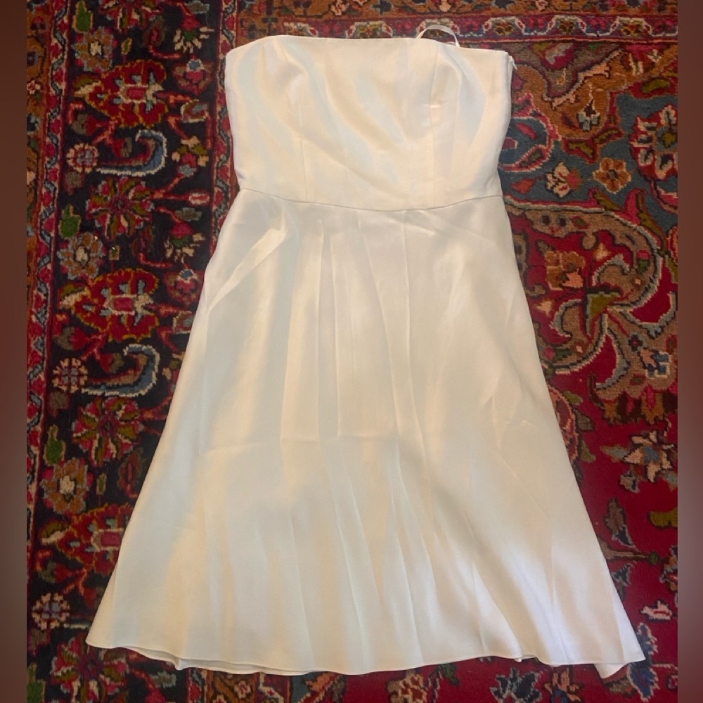Ann Taylor Silk Strapless Dress NWOT